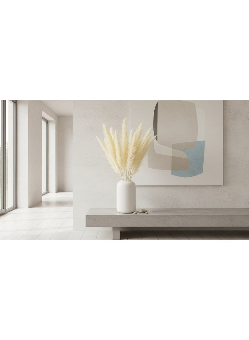 FANCY FLOWERS FANCY Natural Dried Pampas Grass, 70 cm Extra Fluffy Cream White Stems for Home Décor  3 - Image 4